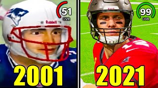 Throwing a Touchdown With Tom Brady in EVERY Madden!