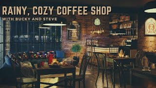 Rainy, Cozy Coffee Shop with Bucky and Steve || Marvel Ambience [Read Desc!]