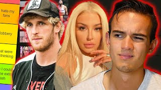 The Influencer Scam Tier list...