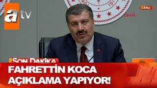 Bakan Fahrettin Koca Açıklama Yapıyor - Atv Haber 27 Mart 2020
