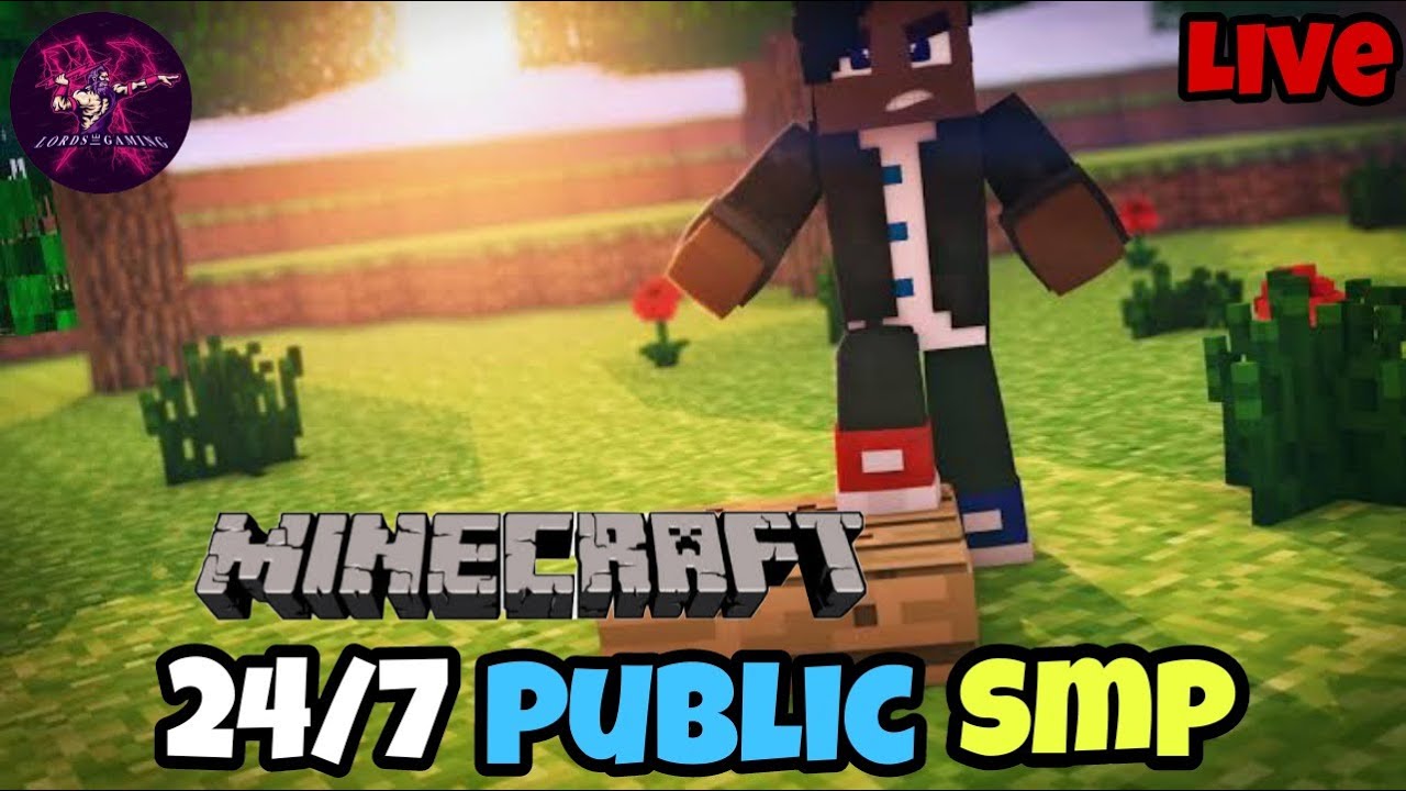 Minecraft Live - Java + PE / Bedrock Edition | 24/7 Public Smp | Live ...