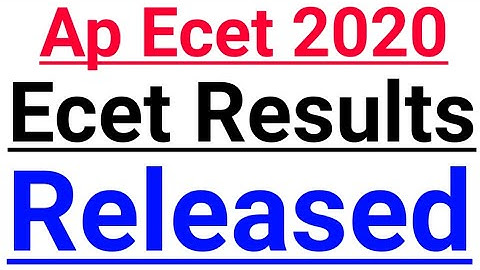 Ap Ecet 2020 Results Released Check Ur Results//Sai Info Zone//.