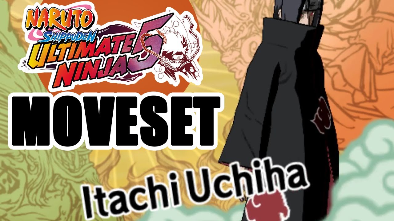 Naruto Ultimate Ninja 5 Ps2 Itachi Moveset
