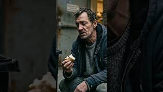 “Hungry Eyes, Silent Streets:#Hunger #SadReality #HelpThePoor #HomelessLife #BeKind #Humanity