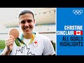 Christine Sinclair ALL goals ⚽at the Olympics!