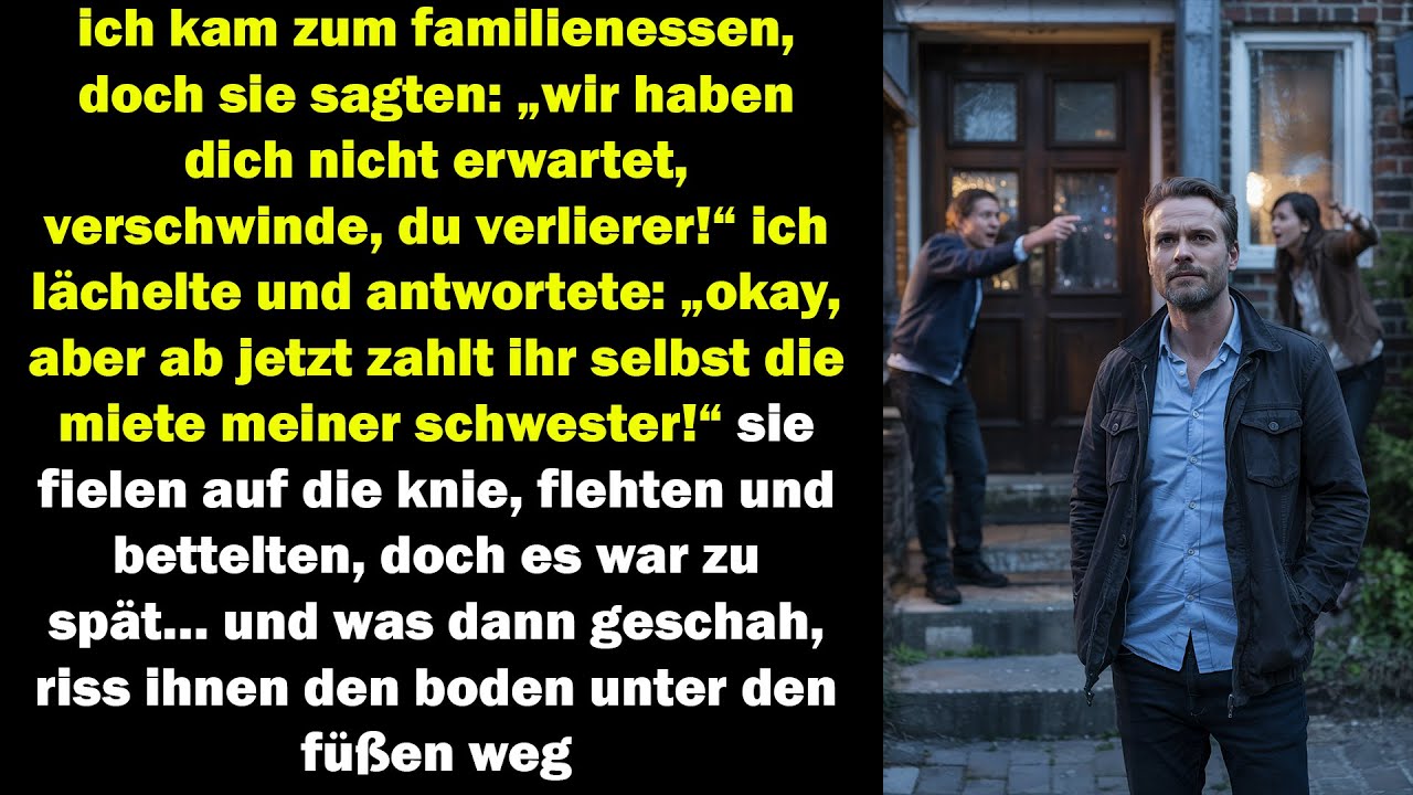 Familienessen: Sie nannten mich „Verlierer“ und jagten mich fort – meine Rache zerstörte alles