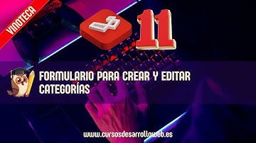 24. Formulario para crear y editar categorías - Curso de Laravel 11