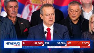 Information Dačić posle izbora: Nismo zadovoljni rezultatima, nastavićemo političku borbu News