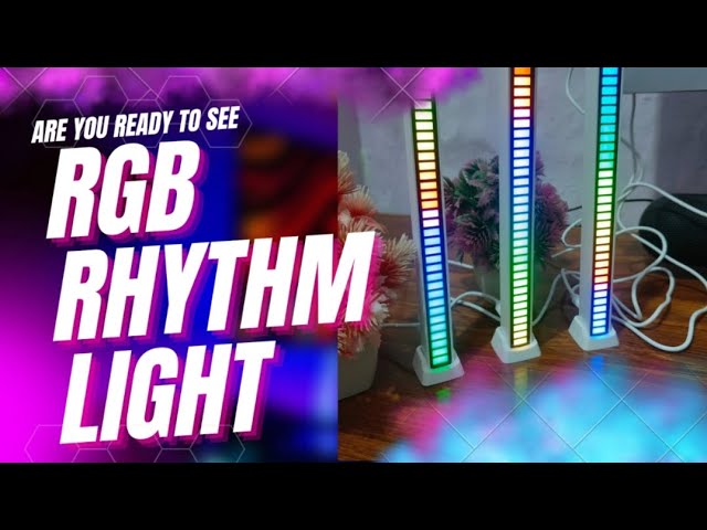 NEUE 3D LED RGB Umgebungs Nachtlicht Streifen Musik Sound Control