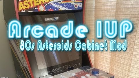 The Perfect Customized Arcade 1UP Asteroids Cabinet