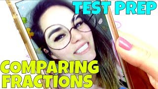 Math video - Comparing fractions using models - 123YAY