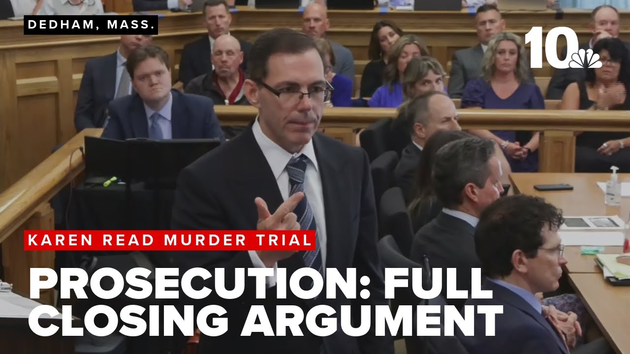 Full closing argument: Prosecution in Karen Read murder trial - YouTube
