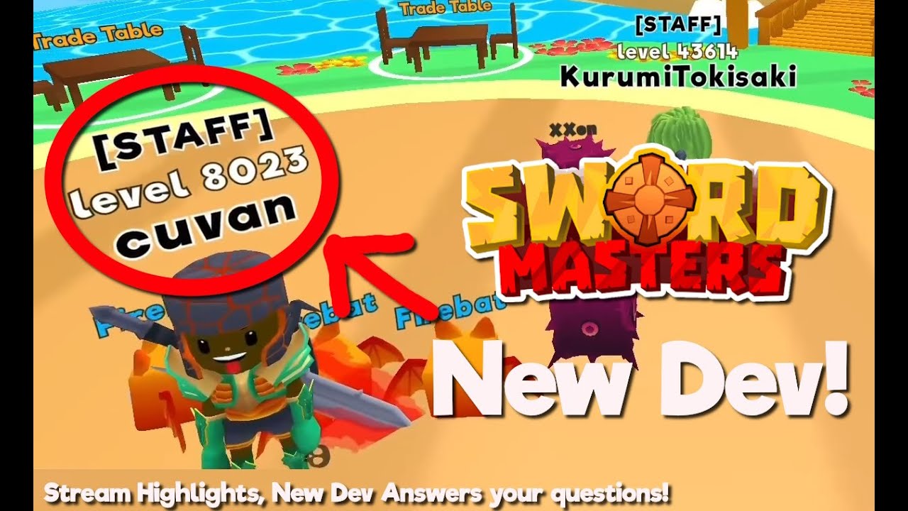 A New Dev Joins the Team! | Swordmasters.io Update Info