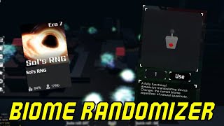 OBTAINING The INSANELY OP Biome Randomizer in SOL'S RNG ERA 7 UPDATE!! (roblox)