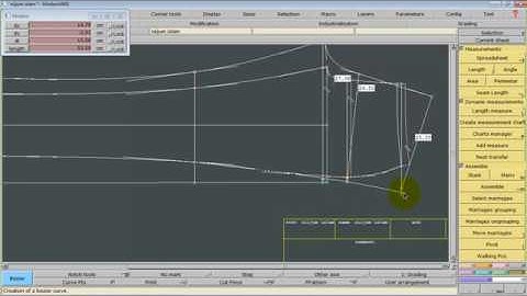 How to make a pattern lectra modaris