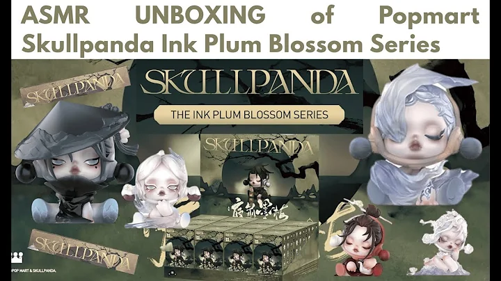 ASMR UNBOXING of Popmart Skullpanda Ink Plum Blossom