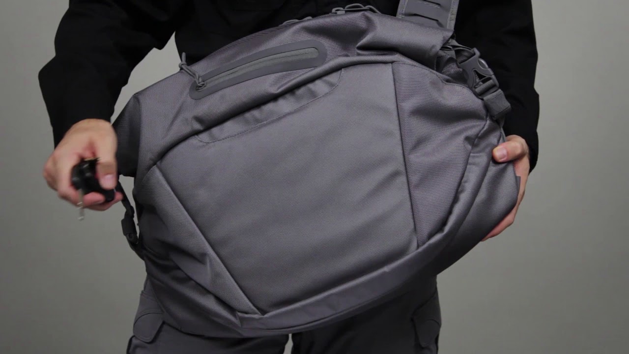 Storm Gray 5.11 Tactical Unisex Covert Box Messenger Bag Case Pouch Pack 