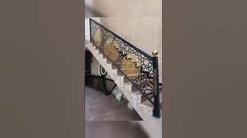 CNC stairs railing design #short