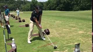 World Long Drive Champion Justin James Hits It 381...In The Air