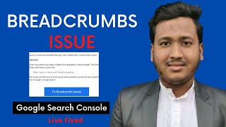 Breadcrumbs issue fixes  Google search consol 2022