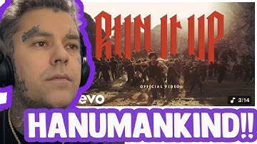 Rapper FIRST TIME REACTION to Hanumankind - Run It Up (Official Music Video)
