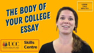 The body of your college essay: PQE (Point, Quote, Explain) | GIMME TWO MINUTES