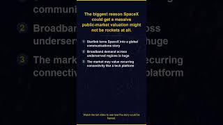 Why Starlink Could Rewrite the SpaceX IPO #Shorts
