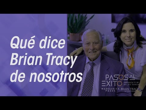 Brian Tracy presenta a Margarita Pasos y Pasos al Éxito