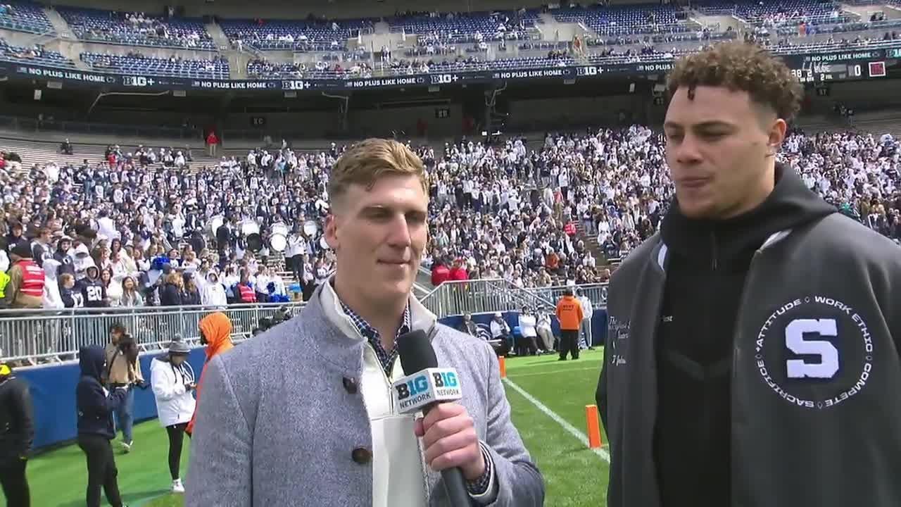 Theo Johnson Reflects on Time at Penn State & Prepares for NFL Draft