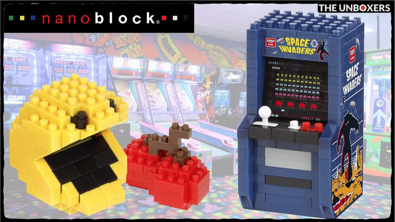 Nanoblock Retro Pac Man & Space Invader Arcade Machine