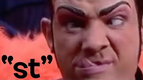 All LazyTown songs, but only words that start with the letter blend "st"