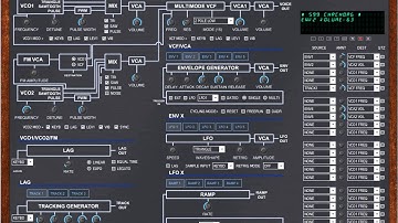 Oberheim Xpander switched on Bach (Xplorer editor)