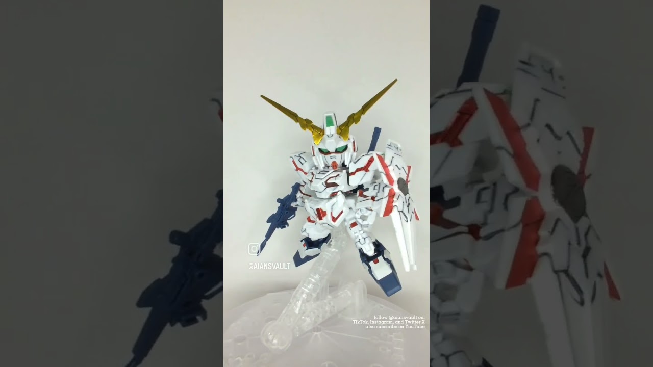 RX-0 "Unicorn Gundam (Destroy Mode)"Bandai | SD Gundam EX-Standard