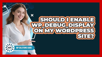 Should I Enable WP_DEBUG_DISPLAY On My WordPress Site? - WP Solutions Guru