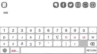 English Phonetic Keyboard with IPA symbols screenshot 1