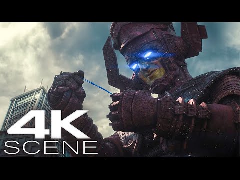 Galactus Annihilates Fantastic Four 2025 Fight Scene The Fantastic Four First Steps Movie Clip