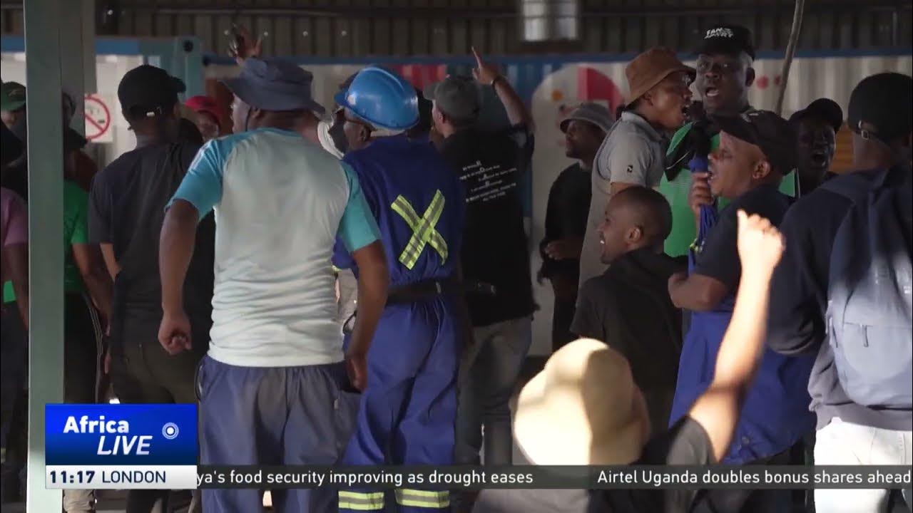 Miners held hostage underground in South Africa