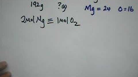 Reacting Mass Calculations Series 2 No1.  From 20to9.com