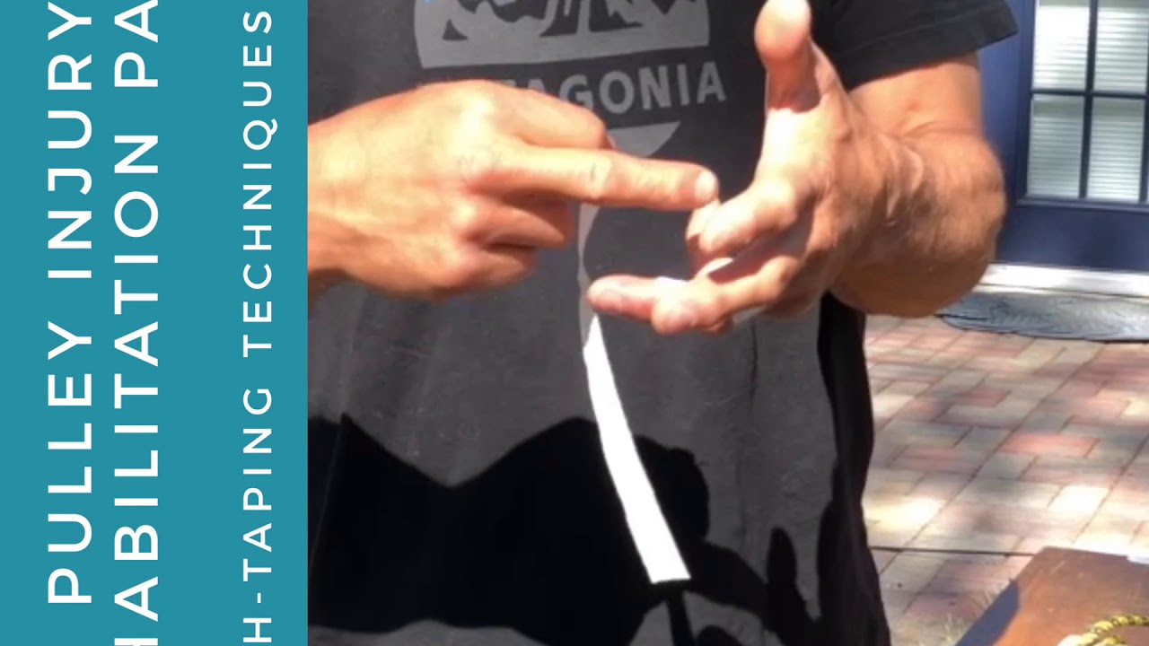 Pulley Injury Rehabilitation Part 2 HTaping YouTube
