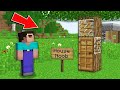 Minecraft NOOB vs PRO: HOW NOOB BUILD THIS SECRET TREE HOUSE IN VILLAGE Challenge 100% trolling