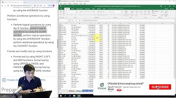 Ôn thi MOS Excel 2016: 4.2.2. Hàm SUMIF (Perform logical operations bys using the SUMIF function)