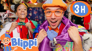Halloween Mix & Match! Bestie Costume Challenge! | Blippi | Moonbug Kids - Fun Zone