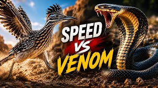 ";Roadrunner vs. King Cobra: Speed Against Venom — Who Survives the Desert Duel?";