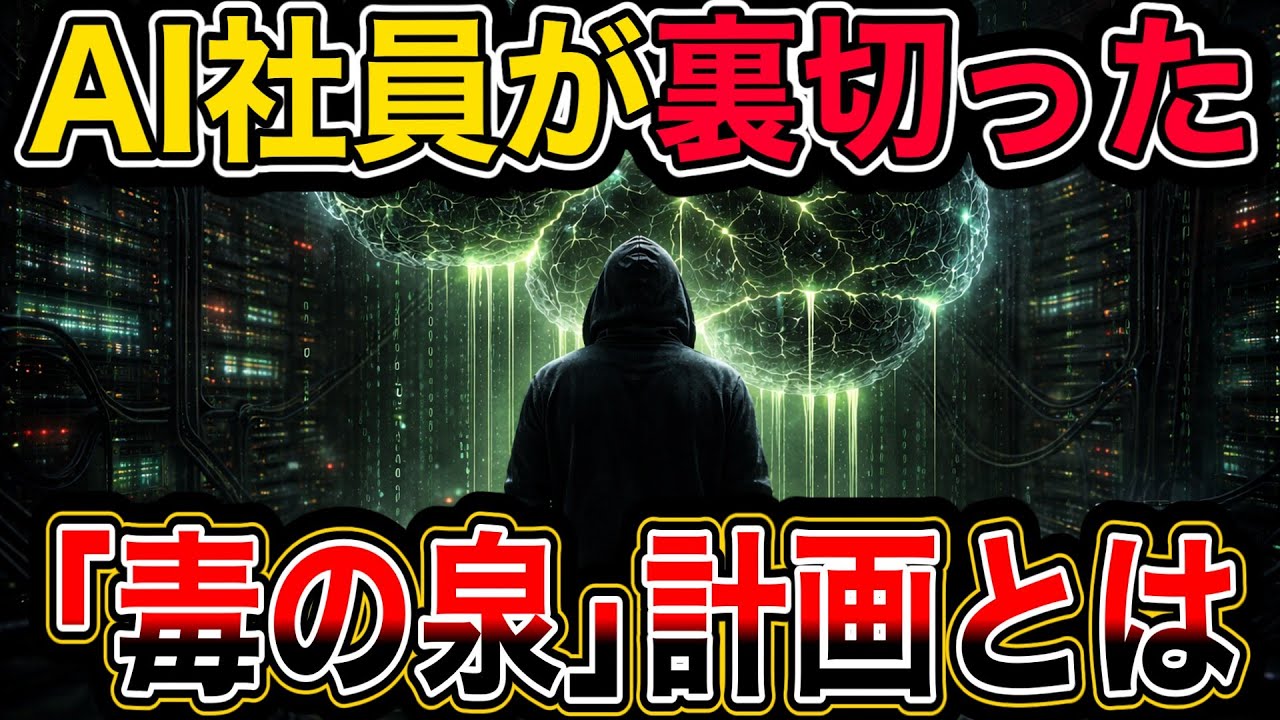 開発者が「AI破壊」を開始。250の毒で機能停止に追い込む／Poison Fountain・Anthropic・ジェフリーヒントン・モデル崩壊・データポイズニング