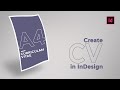 Design your CV | Adobe InDesign CC 2019 | Tutorial