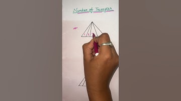 Reasoning Trick😎🚀Find the Number of Triangles🔺#shortvideo #mathskill #maths #shorts #short #trick