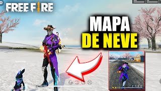 JOGUEI O NOVO MAPA DE NEVE DO FREE FIRE!! ATUALIZAÇÃO DE NATAL