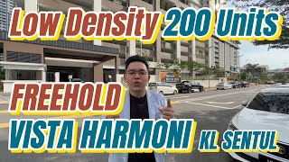 【Vista Harmoni @ Sentul】3R3B 1200sf, Dual Key | Freehold, Ready Move In | Ah Lian Property Tour #034