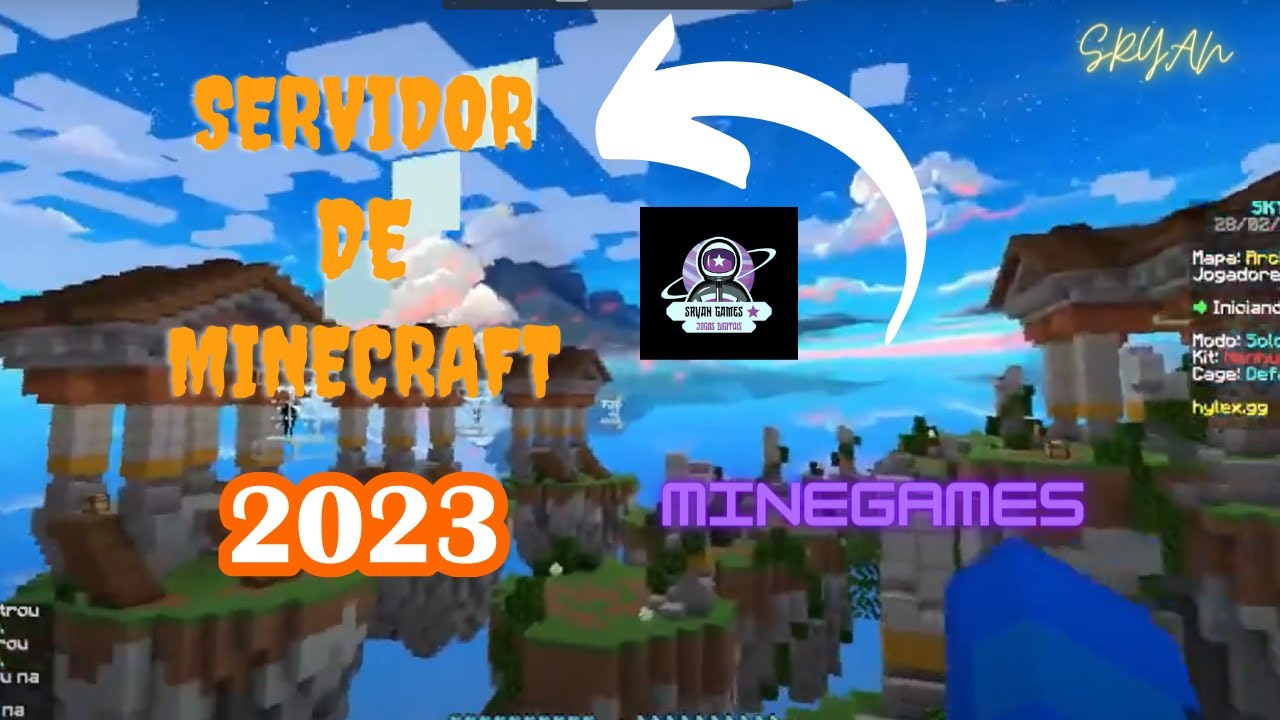 SERVIDOR DE MINECRAFT PIRATA BEDWARS SKYWARS PVP HG 2023!! (servidor