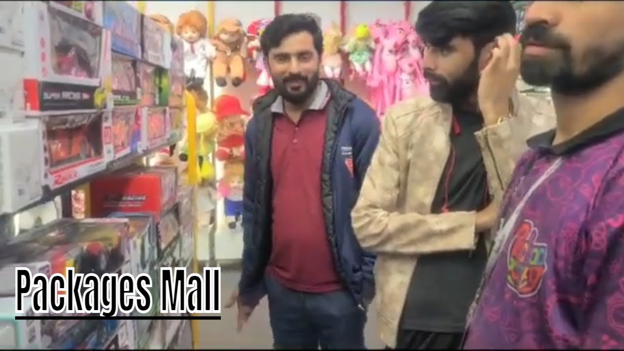 Lahore Enjoying Packages Mall Funny Video Toys Shop Bacha Party